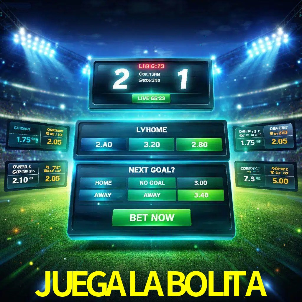 Vista de apuestas en vivo JUEGALABOLITA durante un partido en curso